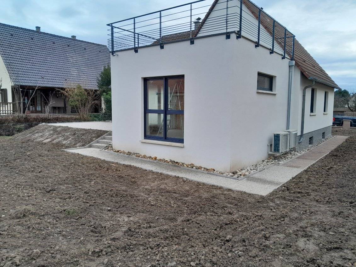 Rénovation de maisons de ville avec optimisation de l'espace et amélioration de la luminosité à Obernai 67210 en Alsace