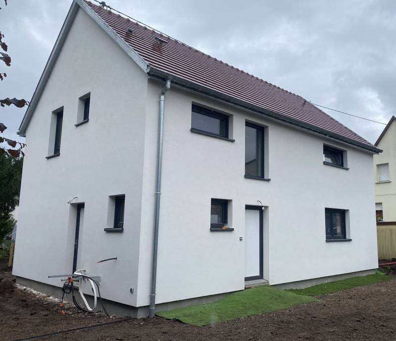Rénovation extérieur d'une maison individuelle sur la commune de Molsheim dans le Bas-Rhin
