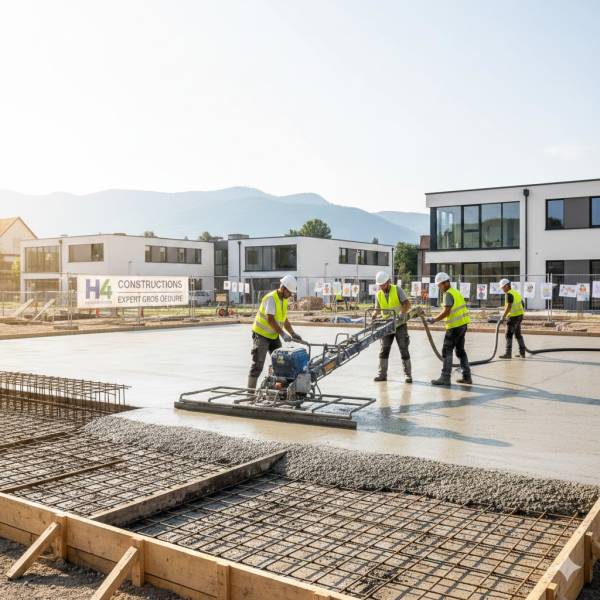 Réaliser la pose de dalle béton pour une école primaire avec une expertise gros œuvre à Obernai